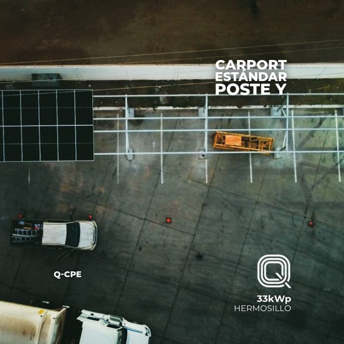 250730 Q-CPE-Y QUALUM Carport Estándar Poste Y HERMOSILLO 33 kWp 2023-1