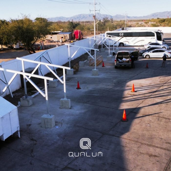 250730 Q-CPE-Y QUALUM Carport Estándar Poste Y HERMOSILLO 33 kWp 2023-2