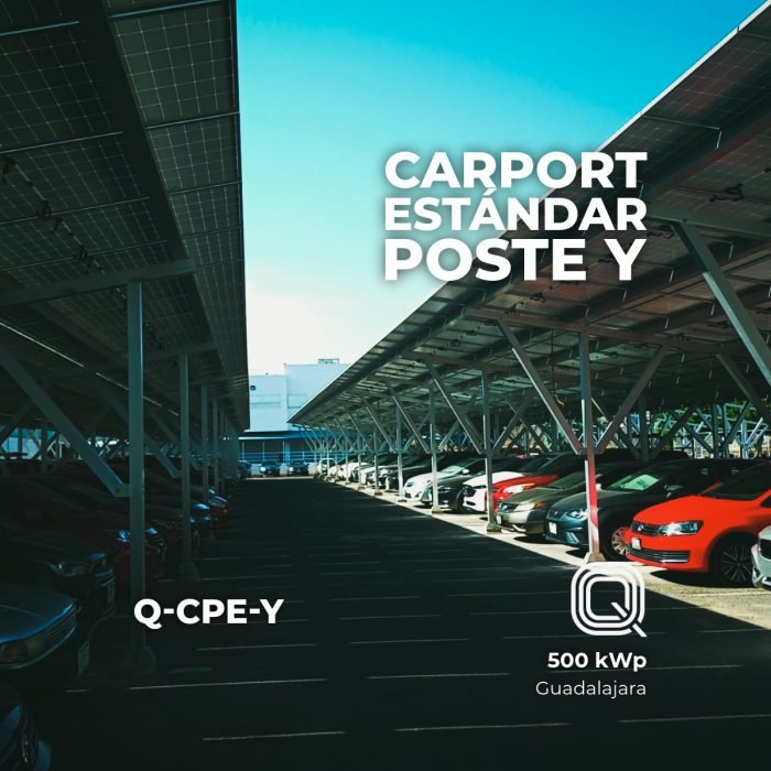 Q-CPE-Y Carport Estándar Poste Y GUADALAJARA 500 kWp 2025-1